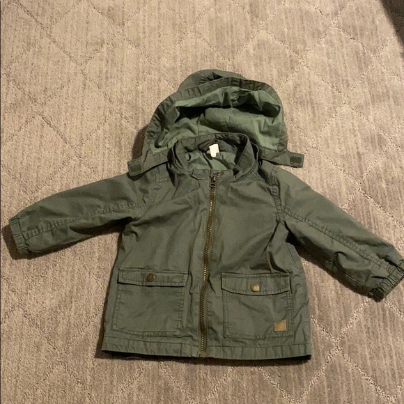H&M Hunter Green Khaki Jacket - Unisex 12-18 mo. - Picture 1 of 3